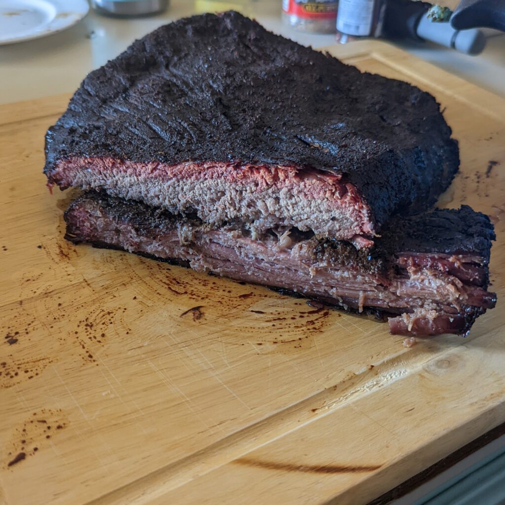 Finished brisket by Smoking Hot Dad