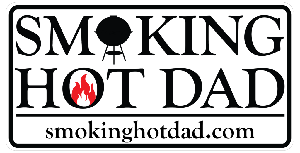 Smoking Hot Dad rectangle logo